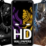 blackpanther wallpapers android application logo